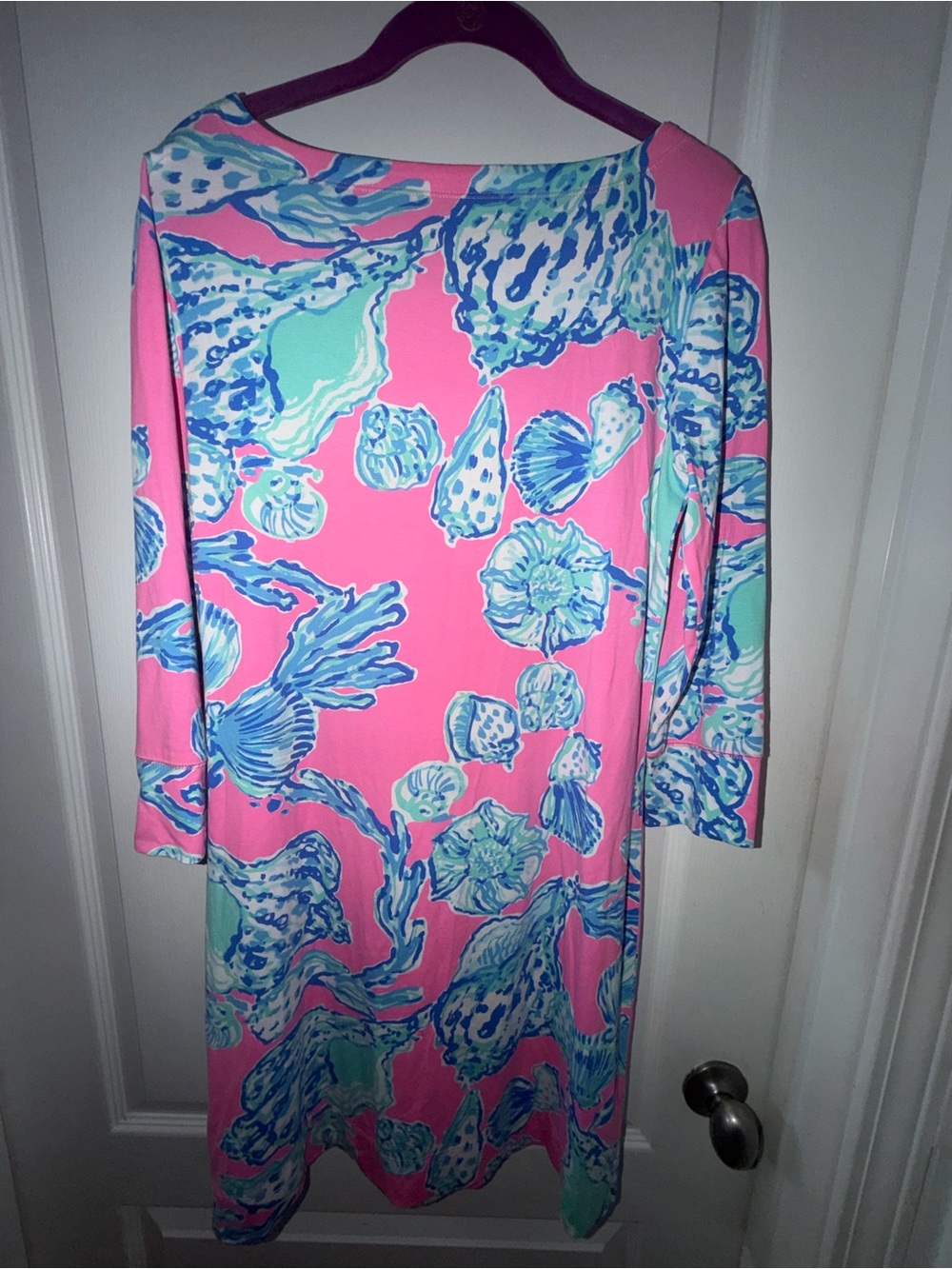 New Lilly pulitzer sophie dress pink pout barefoot , Size Medium